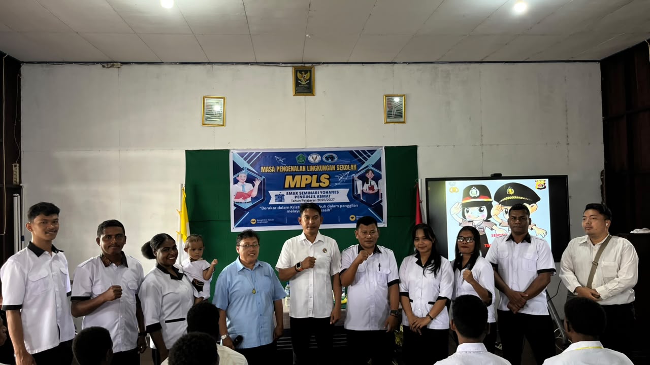 Sosialisasi Narkoba dari Kepolisian agats, Papua Selatan 