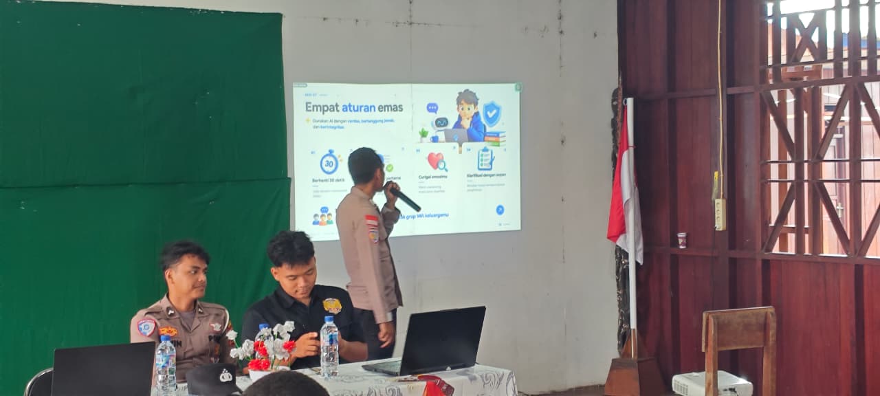 sosialisai Tentang AI Polres Asmat 